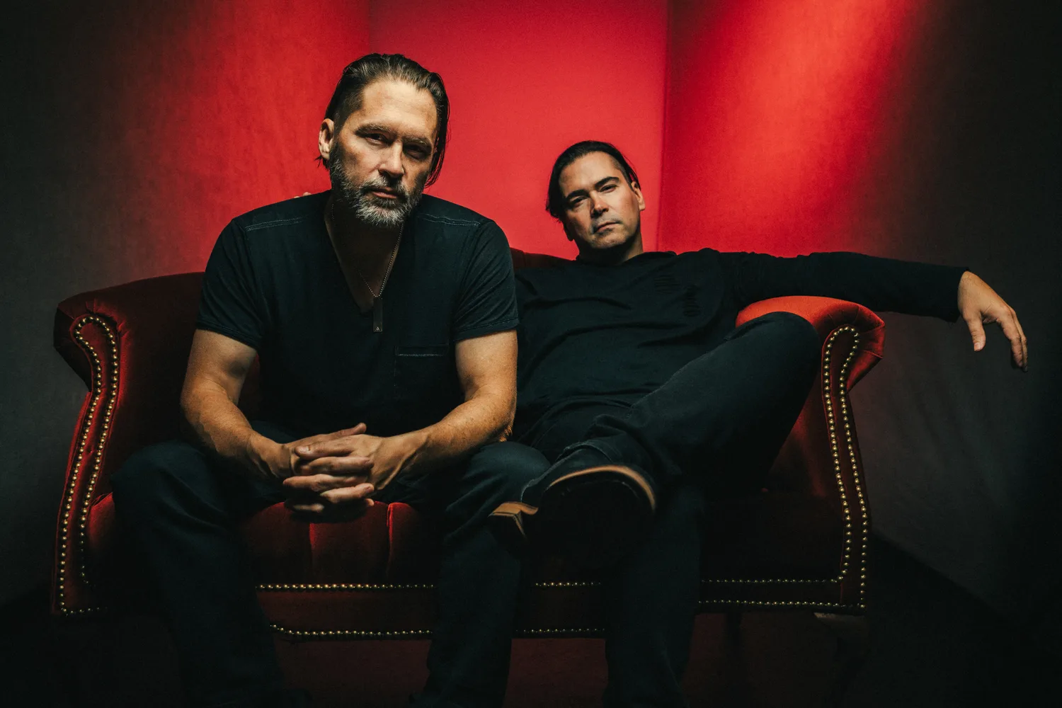 Dameon and Gabe Aranda, studio session